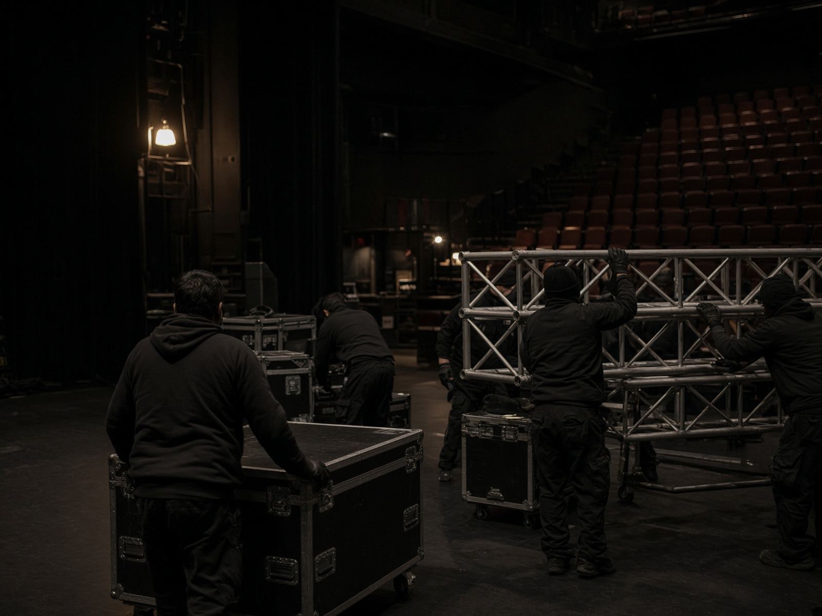 Load-in crew in New York